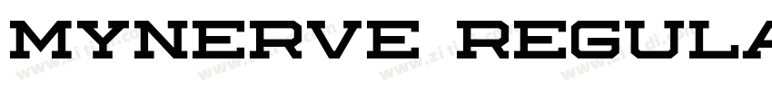 Mynerve Regular字体转换